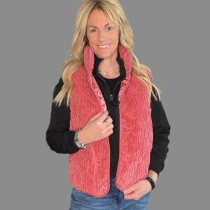 ESME QUILTED CORDUROY VEST