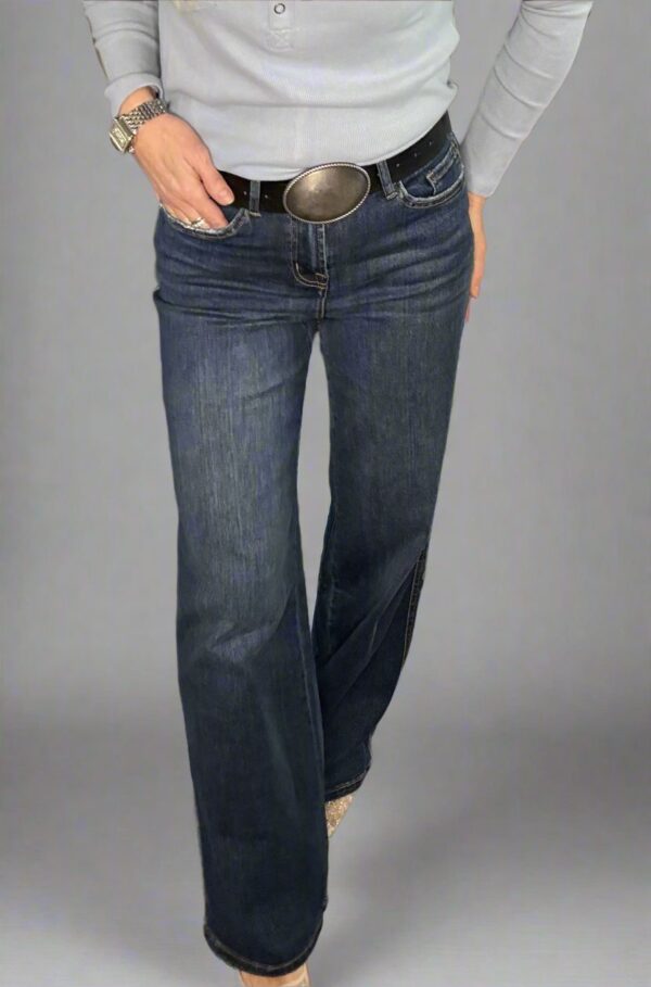 MARISOL SUPER HIGH RISE SKATER MICA JEANS