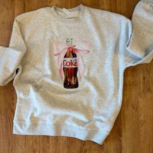 Diet Coke Coquette Bow Lane Seven Crewneck Sweatshirt