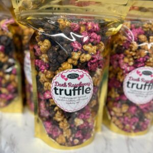 Dark chocolate Raspberry Truffle Popcorn – Valentine’s