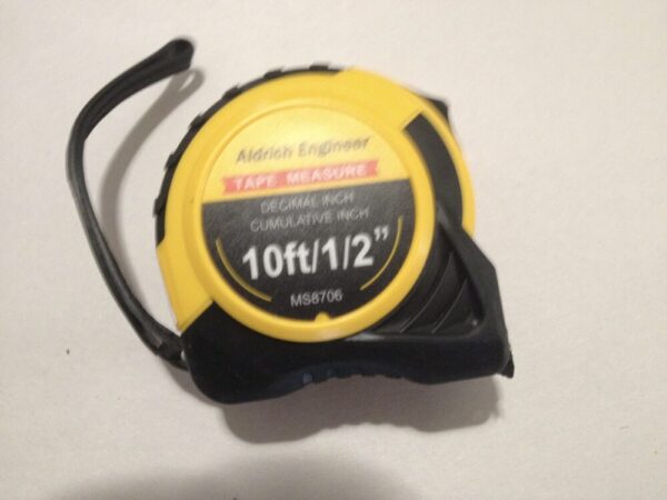 10 ft, 120 in decimal inch tape measure, not for survey work.