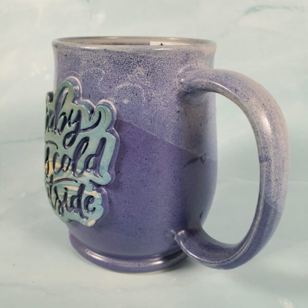 “Baby It’s Cold Outside” Violet Mug