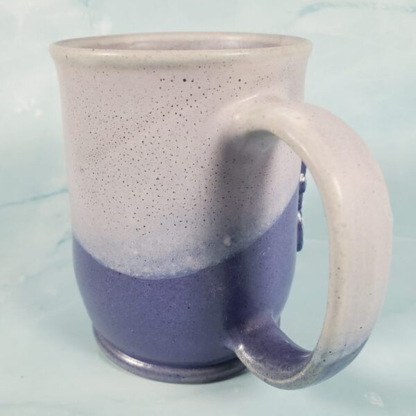 “Baby It’s Cold Outside” Violet & White Mug