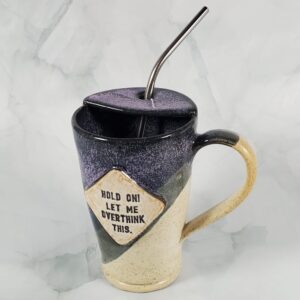 Mug w/ Straw (Purple)