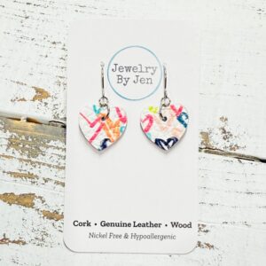 Mini Heart Earrings: Candy Hearts