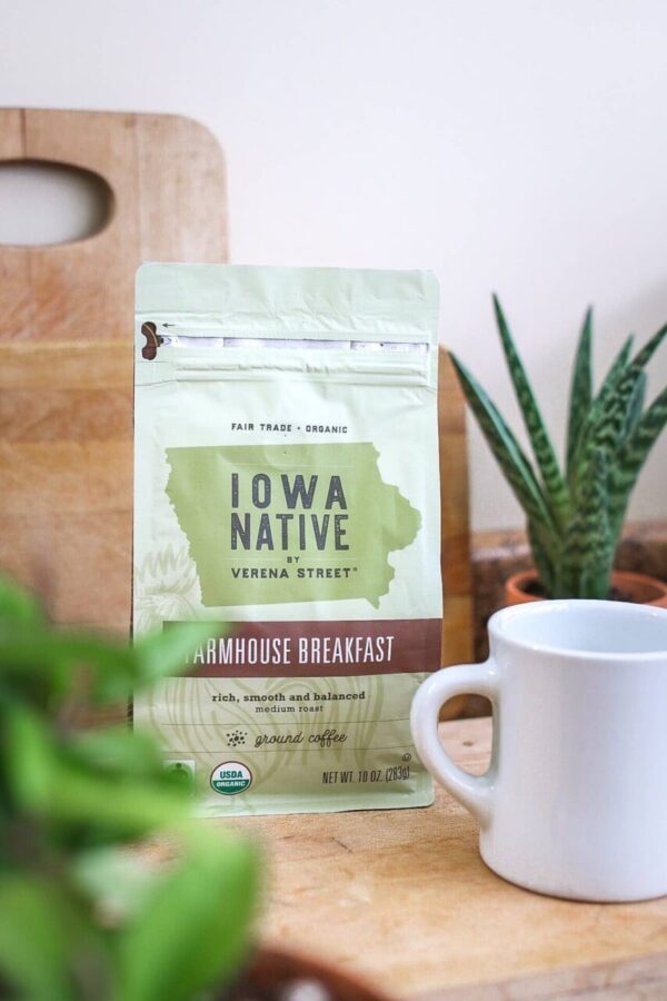 Farmhouse Breakfast Fair Trade Organic Coffee 10 oz. Ground