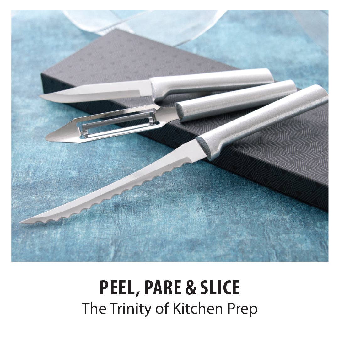 Silver Peel, Pare & Slice Gift Set - Thumbnail 3