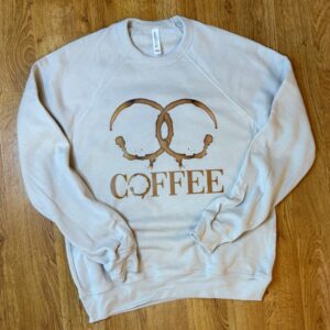 Coffee Rings Bella+Canvas Crewneck Sweatshirt