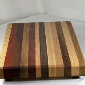 Face Grain Cutting Board (ash, padauk, ebiaet, white oak, purple heart, red oak, walnut, maple, canary wood, leti)