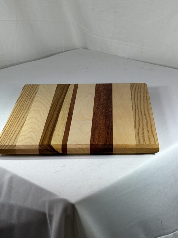 Face Grain Cutting Board (ash, birdseye maple, canary wood, maple, ebiaet)