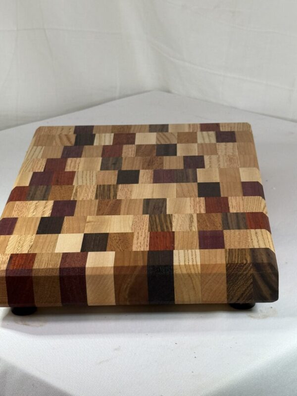 Face Grain Chaos Cutting Board (mixed Hardwoods and Exotics)