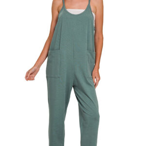 Spaghetti Strap Knit Jumpsuit – Ash Jade