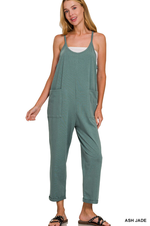 Spaghetti Strap Knit Jumpsuit – Ash Jade