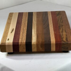 Face Grain Cutting Board (white oak, maple, purple heart, red oak, ebony, ash, canary wood, walnut, padauk, becote, ebiaet)