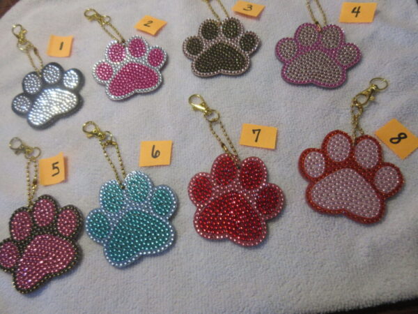 Diamond Art Keychains-Paws