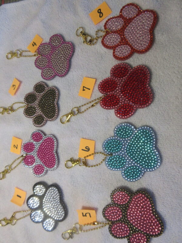 Diamond Art Keychains-Paws