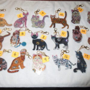 Diamond Art Keychains-Cats