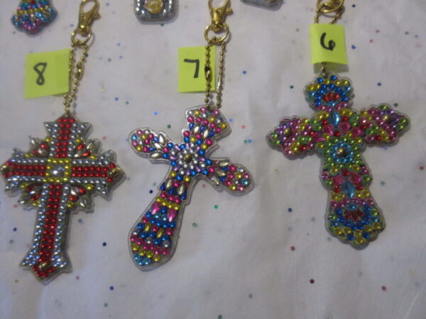 Diamond Art Keychains-Crosses