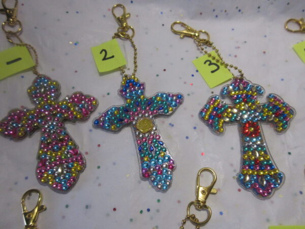 Diamond Art Keychains-Crosses