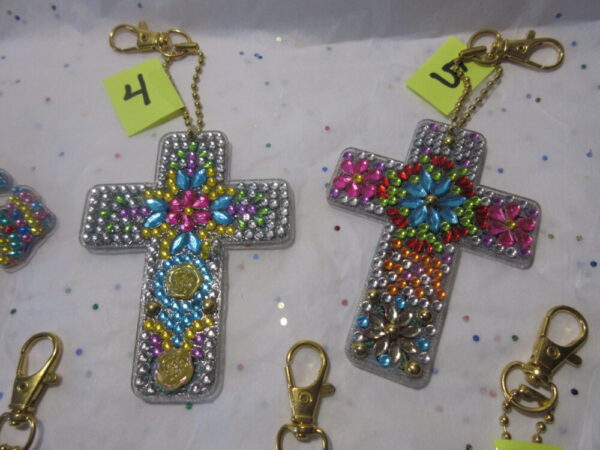 Diamond Art Keychains-Crosses