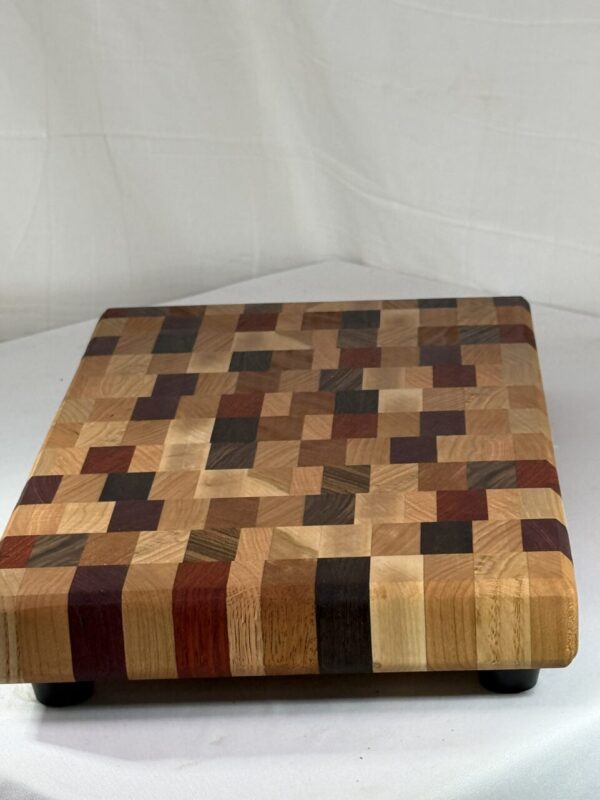 End Grain Chaos Cutting Board (mixed Hardwoods and Exotics)