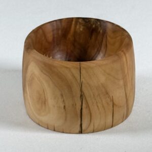 Hand Turned Ring Cup (Apple Wood)