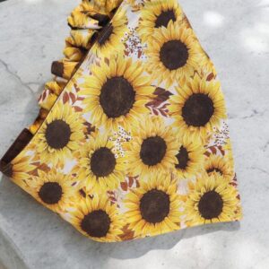 Brown Sunflower Bandanas