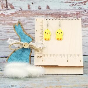 Easter Chicks Clay Earrings