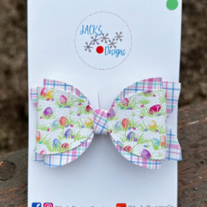 Shop Iowa Easter Eggs hiding in grass bow Easter Eggs hiding in grass bow