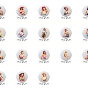 Shop Iowa Pinup Girls by ClipartVibes Images on 1.5″ White Ceramic Drawer Pulls Knobs Pinup Girls by ClipartVibes Images on 1.5″ White Ceramic Drawer Pulls Knobs