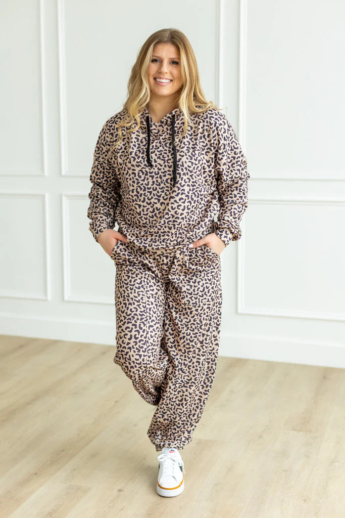 Animal Print Hoodie & Jogger Set Animal Print Hoodie & Jogger Set