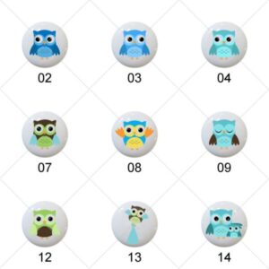 Shop Iowa Baby Boy Owls by PinkPueblo Images on 1.5″ White Ceramic Drawer Pulls Knobs Baby Boy Owls by PinkPueblo Images on 1.5″ White Ceramic Drawer Pulls Knobs
