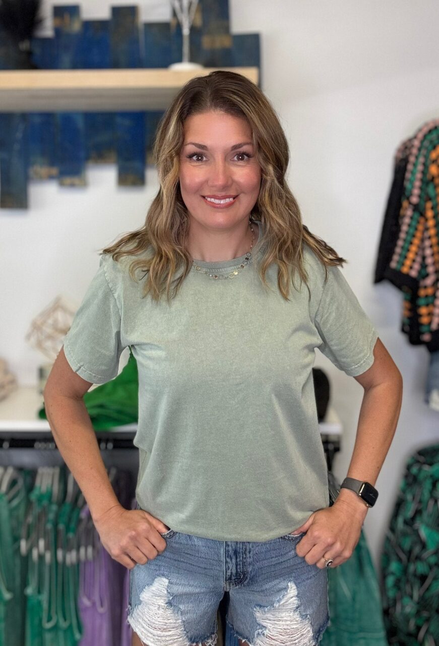 Rhea Mineral Washed Relaxed Fit T-Shirt – Shop Iowa