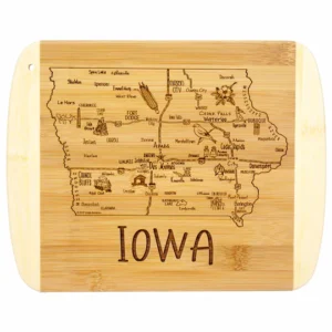 A Slice of Life Iowa Cutting Board
