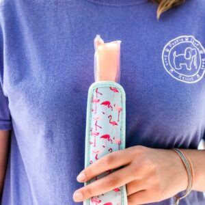 Neoprene Popsicle Holder “Flamingos”