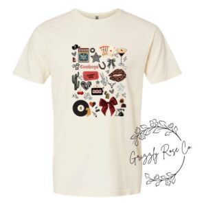 Shop Iowa Cowgirl Collage Graphic Tee Cowgirl Collage Graphic Tee
