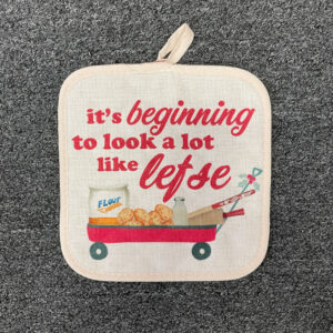Shop Iowa Look Like Lefse Pot Holder (pro-potato lefse) Look Like Lefse Pot Holder (pro-potato lefse)