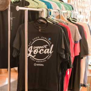 Support Local Main Street West Branch T-Shirt
