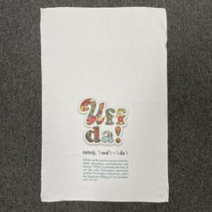 Shop Iowa Uff Da Definition Towel Uff Da Definition Towel