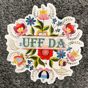 Shop Iowa Uff Da Rosemaling Magnet Uff Da Rosemaling Magnet