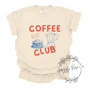 Shop Iowa Coffee Club Comfort Colors Graphic Tee Coffee Club Comfort Colors Graphic Tee