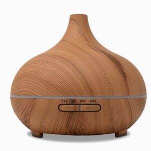 Bamboo Teardrop Ultrasonic Essential Oil Diffuser