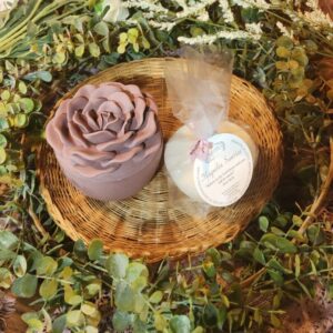 Concrete Rose Candle Insert