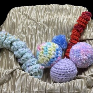 Crocheted Cat Toy Set of 6