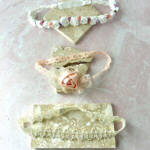 Toddler and Infant Girl Lace and Flower Headbands