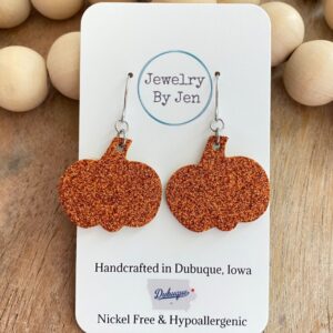 Small Pumpkin: Orange Fine Glitter