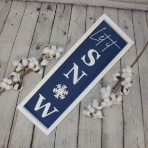 Shop Iowa Let It Snow Farmhouse Sign | Farmhouse Decor | Christmas Decor | Winter Sign Let It Snow Farmhouse Sign | Farmhouse Decor | Christmas Decor | Winter Sign