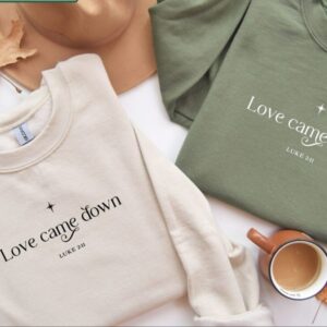 Love came down crew neck