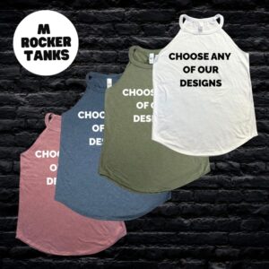 M Rocker Tank – Any Design – FINAL SALE