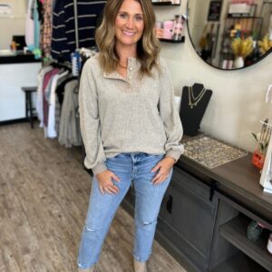 Shop Iowa Charley Ribbed Long Sleeve Top Charley Ribbed Long Sleeve Top